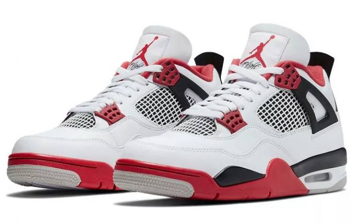 乔丹 Air Jordan 4 “Fire Red” 火焰红 男女同款 DC7770-160