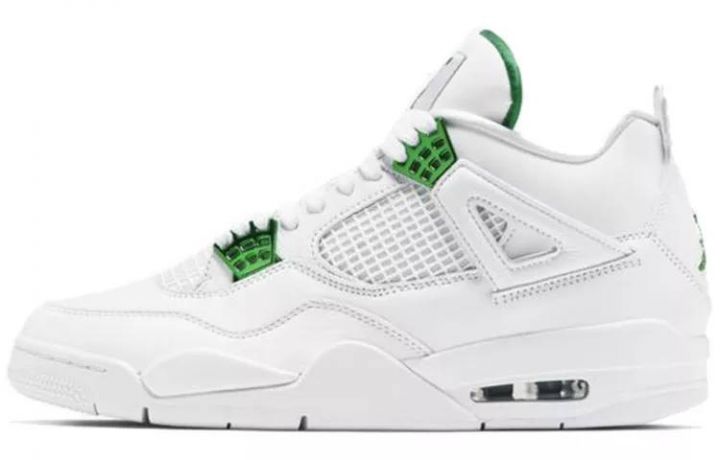 乔丹 Air Jordan 4 Retro Green Metallic 白绿 CT8527-113