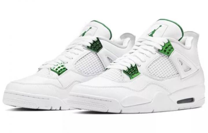 乔丹 Air Jordan 4 Retro Green Metallic 白绿 CT8527-113