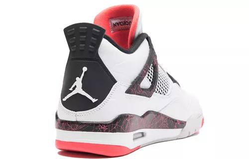 乔丹 Air Jordan 4 “Hot Lava” 热熔岩 红白 篮球鞋 308497-116-1