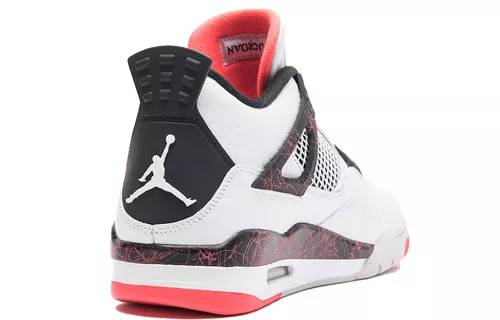 乔丹 Air Jordan 4 “Hot Lava” 热熔岩 红白 篮球鞋 308497-116