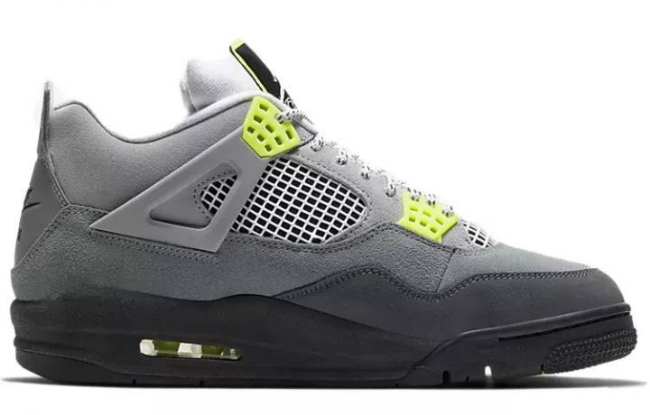 乔丹 Air Jordan 4 Retro SE ‘95 Neon 灰绿 篮球鞋 男女同款 CT5342-007