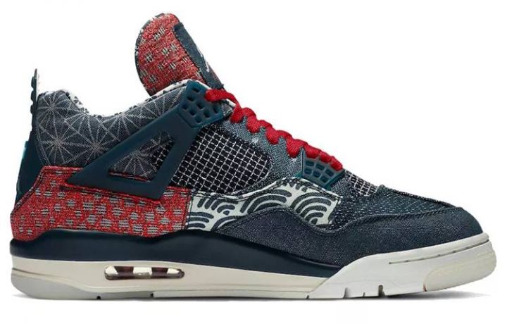 乔丹 Air Jordan 4 Retro SE “Deep Ocean” 蓝白 刺子绣 男女同款 CW0898-400