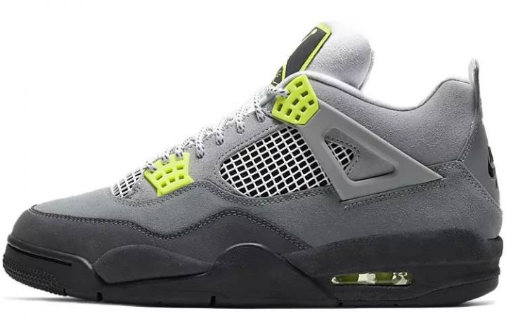 乔丹 Air Jordan 4 Retro SE ‘95 Neon 灰绿 篮球鞋 男女同款 CT5342-007