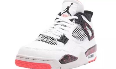 98b71f7fa9e94c5fb87b596e5dee0318 400x240 - 乔丹 Air Jordan 4 “Hot Lava” 热熔岩 红白 篮球鞋 308497-116