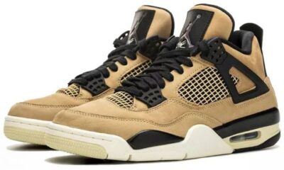 9ea51a3049ae480a847fb2380e15becf 400x240 - 乔丹 Air Jordan 4 “Mushroom” 蘑菇 珍珠奶茶 女款 黄 AQ9129-200