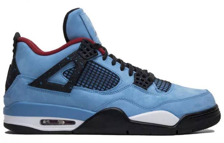 乔丹 Air Jordan 4 x Travis Scott Cactus Jack TS联名 冰蓝 308497-406