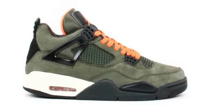 乔丹 Air Jordan 4 Retro UNDFTD 绒面革 军绿 JBM351 M1-1