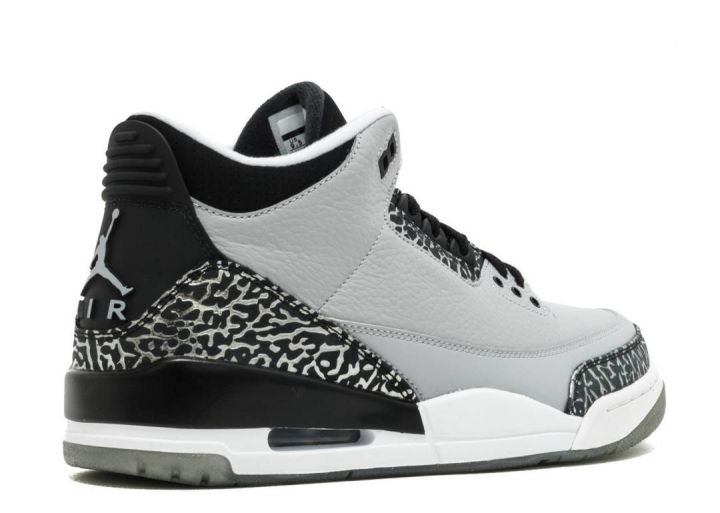 乔丹 Air Jordan 3 Retro Wolf Grey 狼灰 136064-004