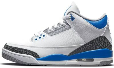 ab8ecb8348b54821b72a1da41932bb64 400x240 - 乔丹 Air Jordan 3 "Racer Blue" 赛车蓝 白蓝 CT8532-145