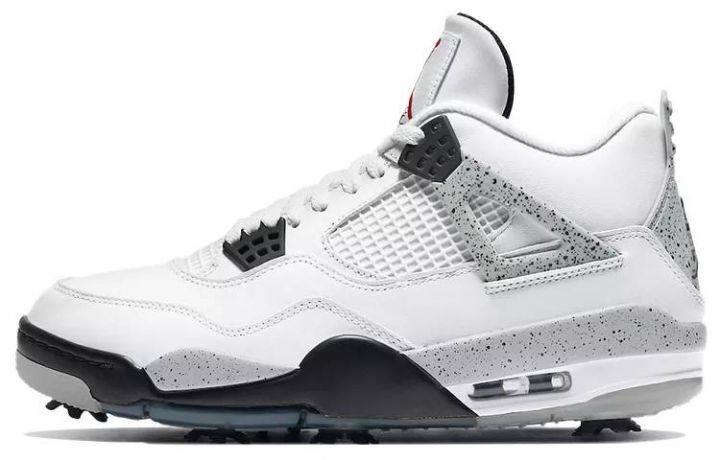 乔丹 Air Jordan 4 Golf “White Cement” 白水泥 男女同款 CU9981-100