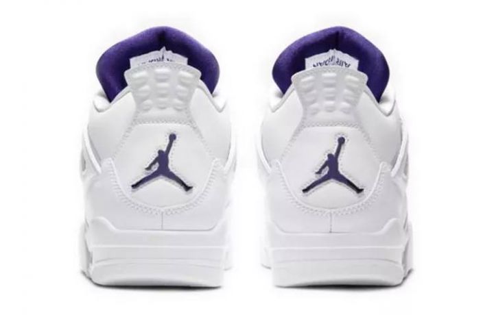 乔丹 Air Jordan 4 Retro Purple Metallic 白紫 男女同款 CT8527-115-1