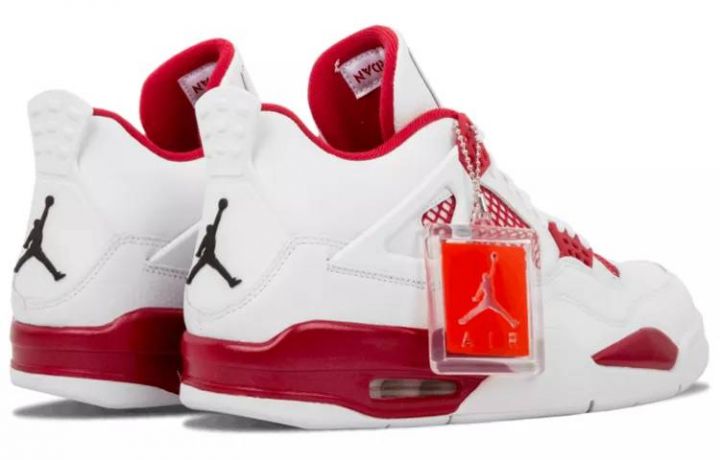 乔丹 Air Jordan 4 Retro Alternate 89 亚特兰大 白红 308497-106