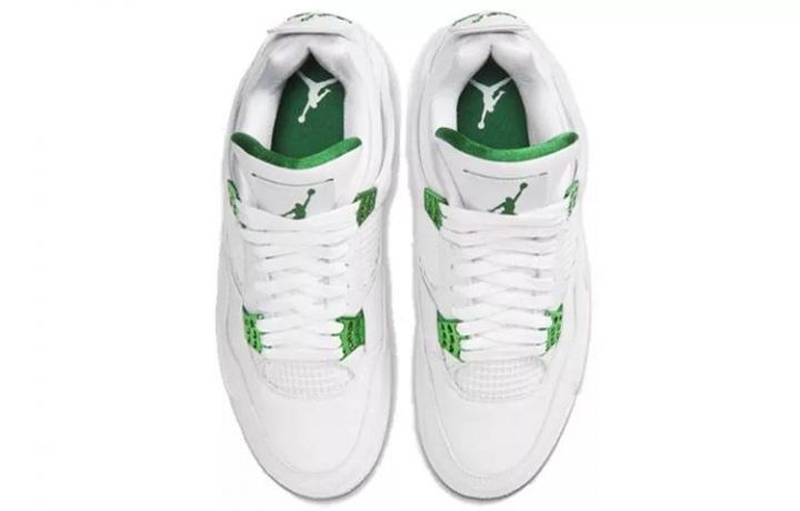 乔丹 Air Jordan 4 Retro Green Metallic 白绿 CT8527-113