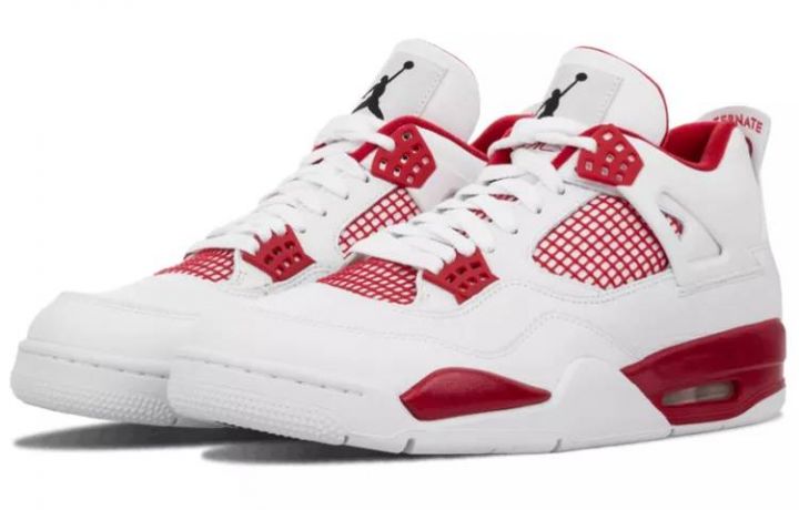 乔丹 Air Jordan 4 Retro Alternate 89 亚特兰大 白红 308497-106-1