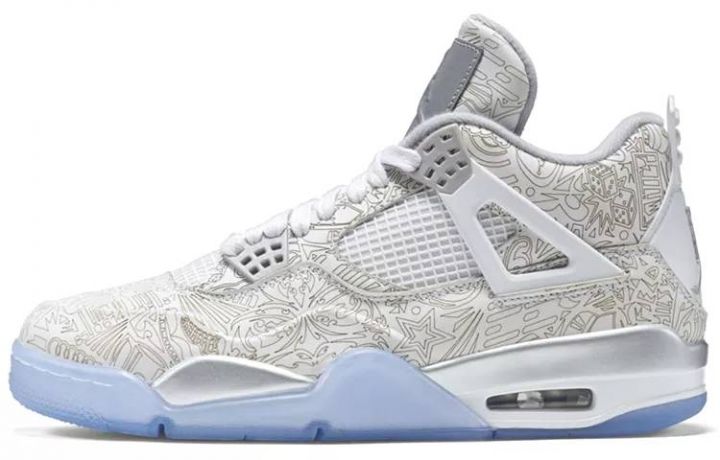 乔丹 Air Jordan 4 Retro 30th Anniversary Laser 镭射 白金 705333-105-1