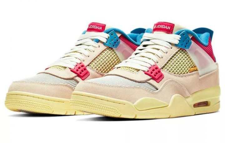 乔丹 Union LA x Air Jordan 4 Retro SP “Guava Ice” 粉红蓝 DC9533-800