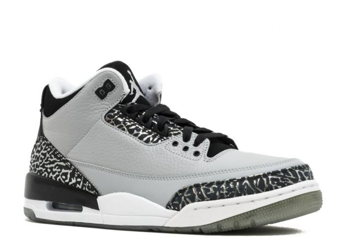 乔丹 Air Jordan 3 Retro Wolf Grey 狼灰 136064-004-1