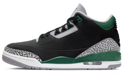 dce1527457cb4b2e9b734bb67203db8c 400x240 - 乔丹 Air Jordan 3 "Pine Green" 黑绿 CT8532-030
