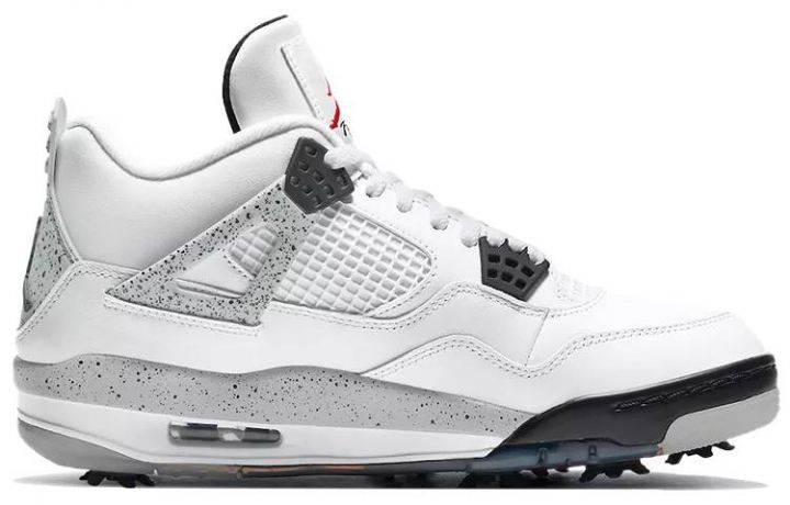 乔丹 Air Jordan 4 Golf “White Cement” 白水泥 男女同款 CU9981-100