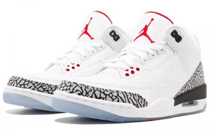 乔丹 Air Jordan 3 Retro Free Throw Line White Cement 白水泥 923096-101