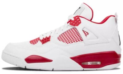 e6bce38d4ece438d87de8d0e16db9754 400x240 - 乔丹 Air Jordan 4 Retro Alternate 89 亚特兰大 白红 308497-106