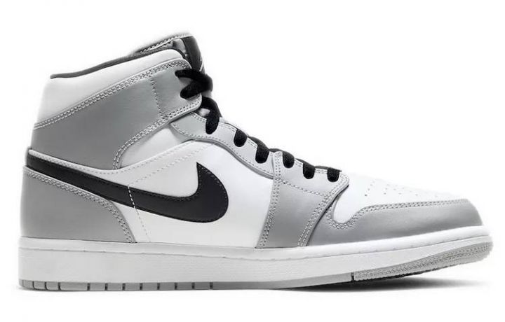 乔丹 Air Jordan 1 Mid “Light Smoke Grey” 烟灰 “小dior” AJ1 中帮篮球鞋-1