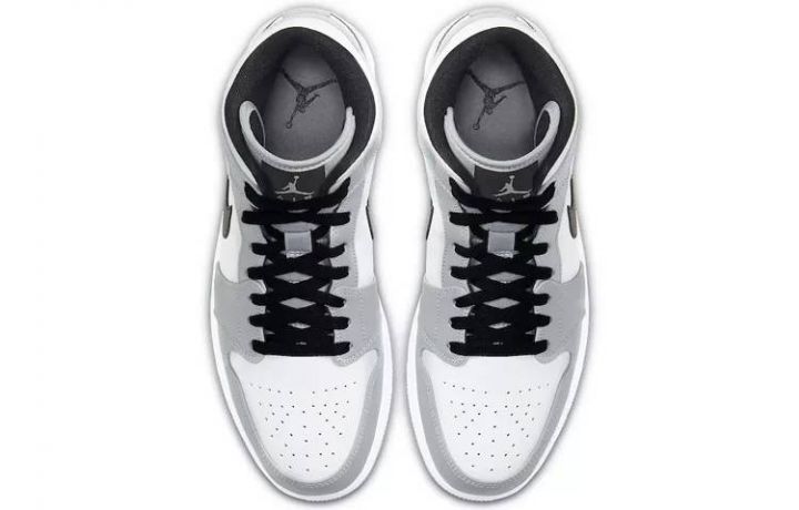 乔丹 Air Jordan 1 Mid “Light Smoke Grey” 烟灰 “小dior” AJ1 中帮篮球鞋 554724-092