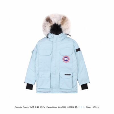 canada goose 加拿大鹅  08远征款 中长款羽绒服 全白