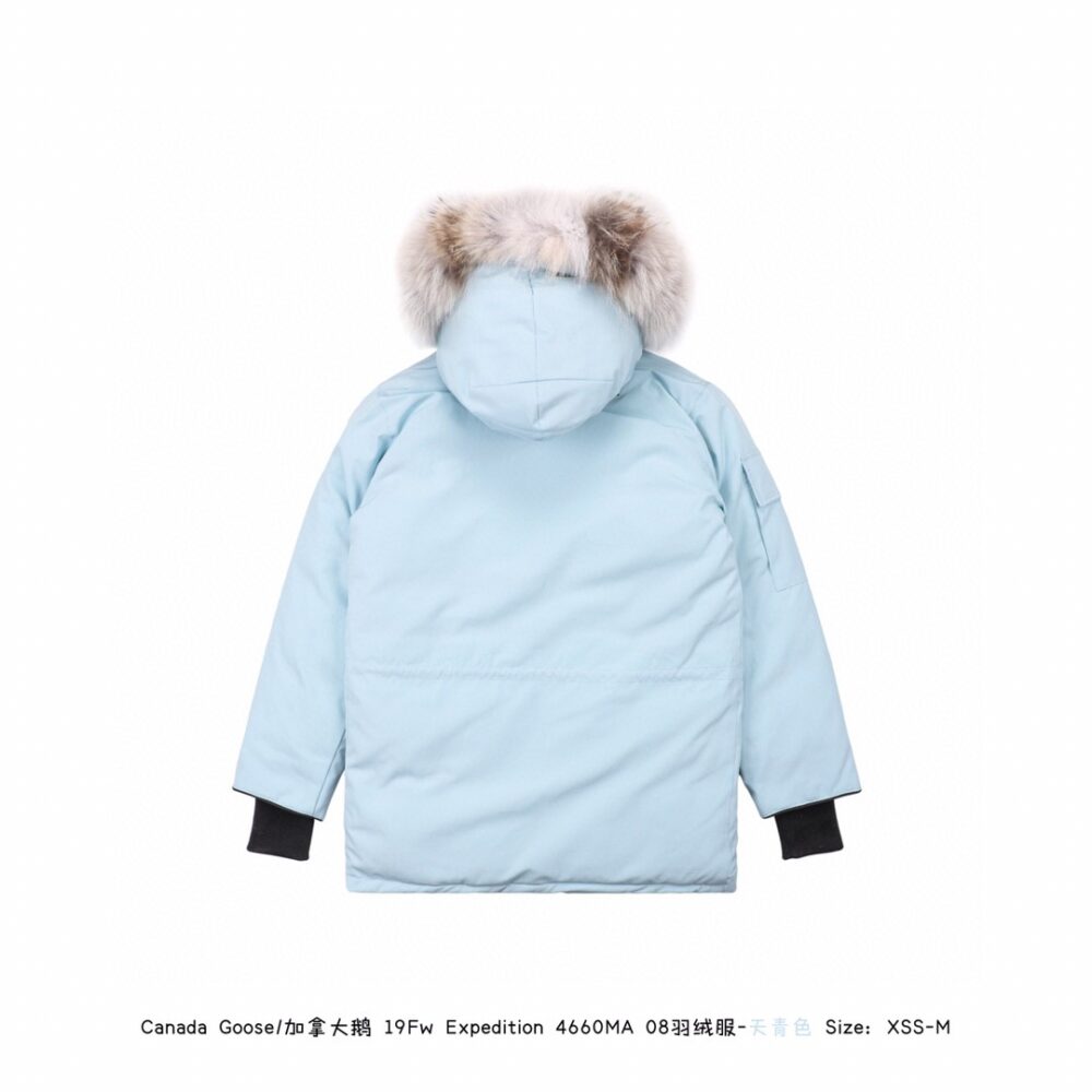 canada goose 加拿大鹅  08远征款 中长款羽绒服 天青