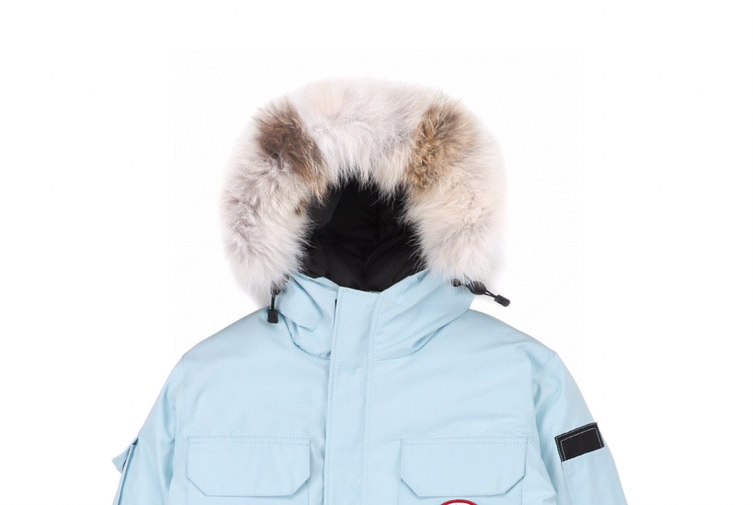 - canada goose 加拿大鹅  08远征款 中长款羽绒服 天青