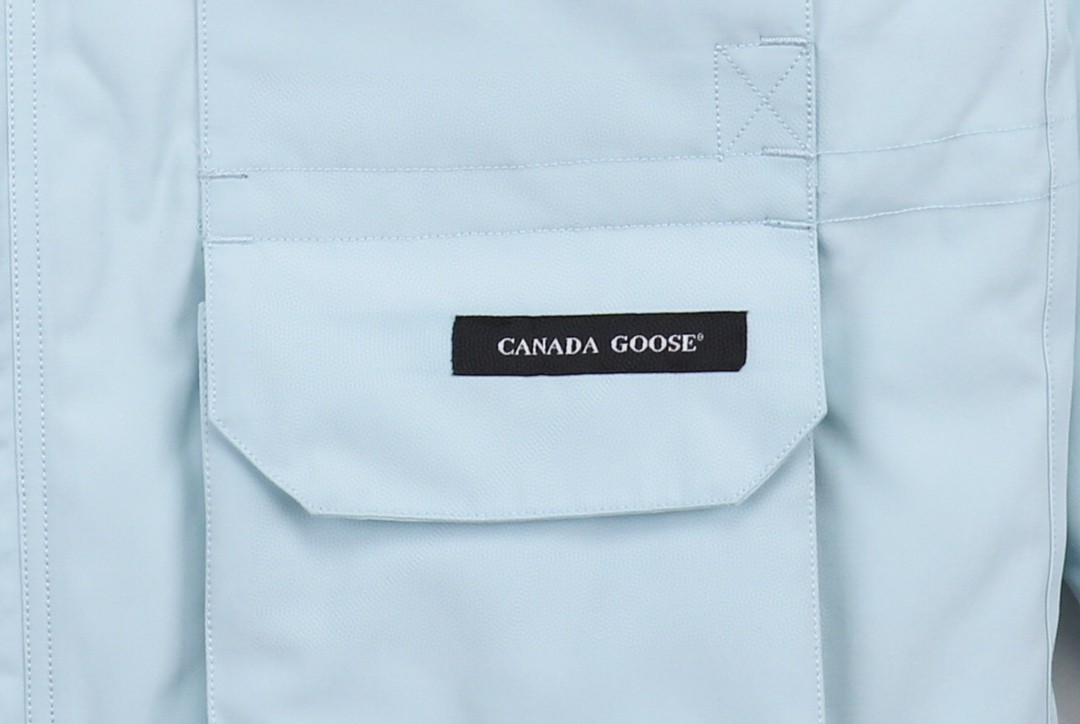 - canada goose 加拿大鹅  08远征款 中长款羽绒服 天青