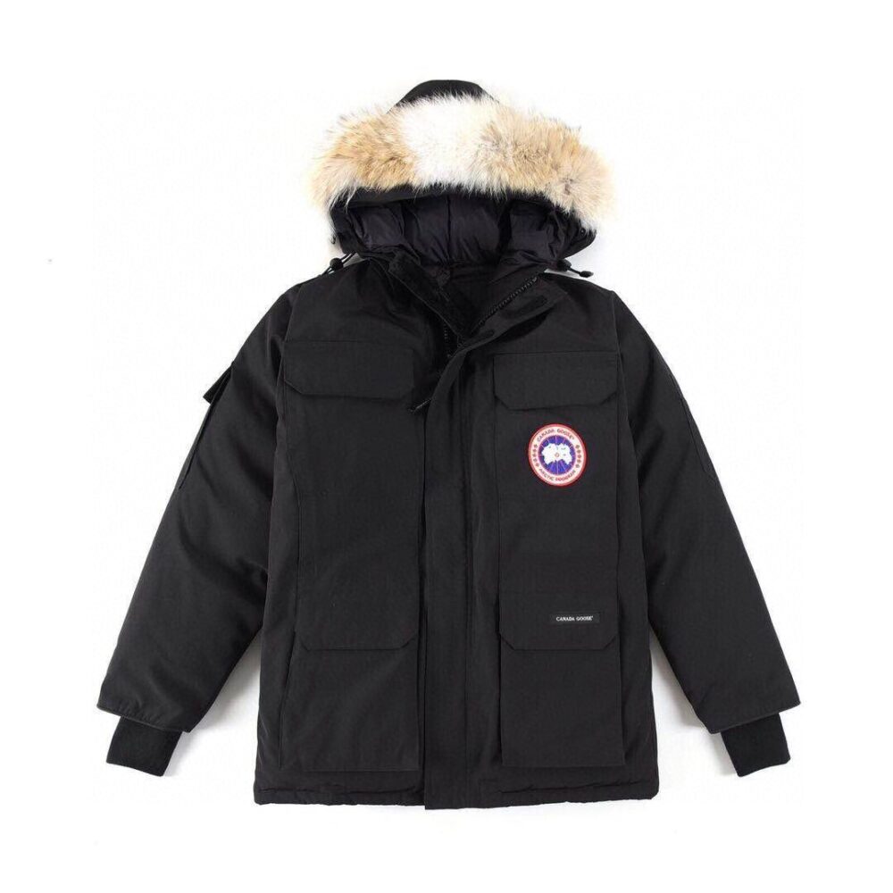 canada goose 加拿大鹅  08远征款 中长款羽绒服 黑色