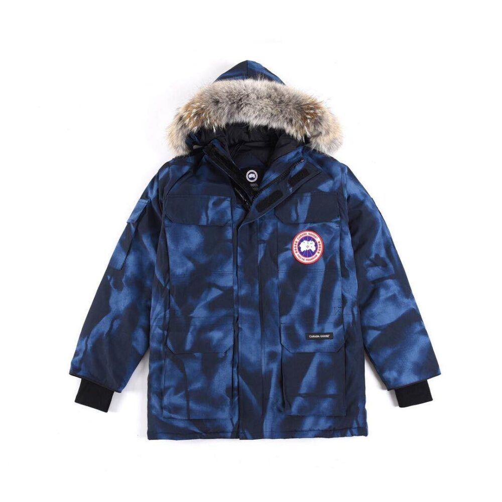 canada goose 加拿大鹅  08远征款 中长款羽绒服 蓝迷彩