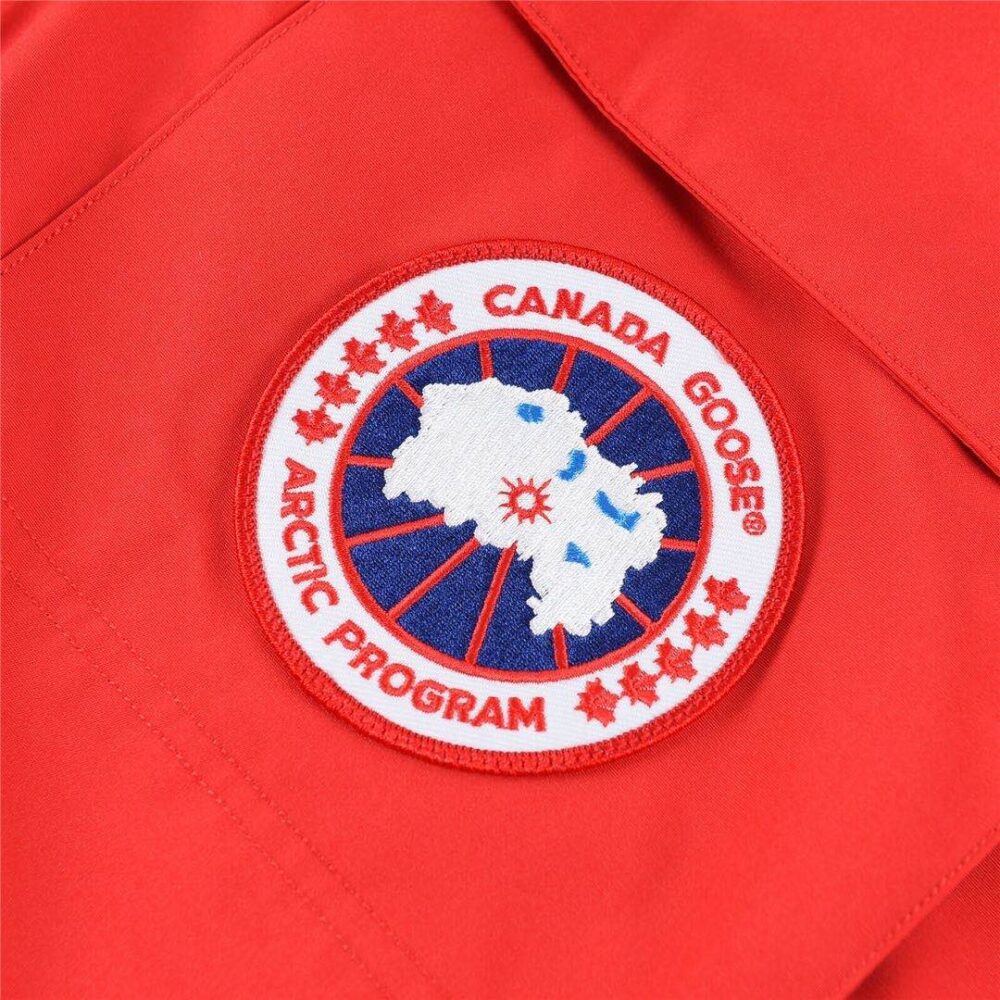 canada goose 加拿大鹅  08远征款 中长款羽绒服 大红色