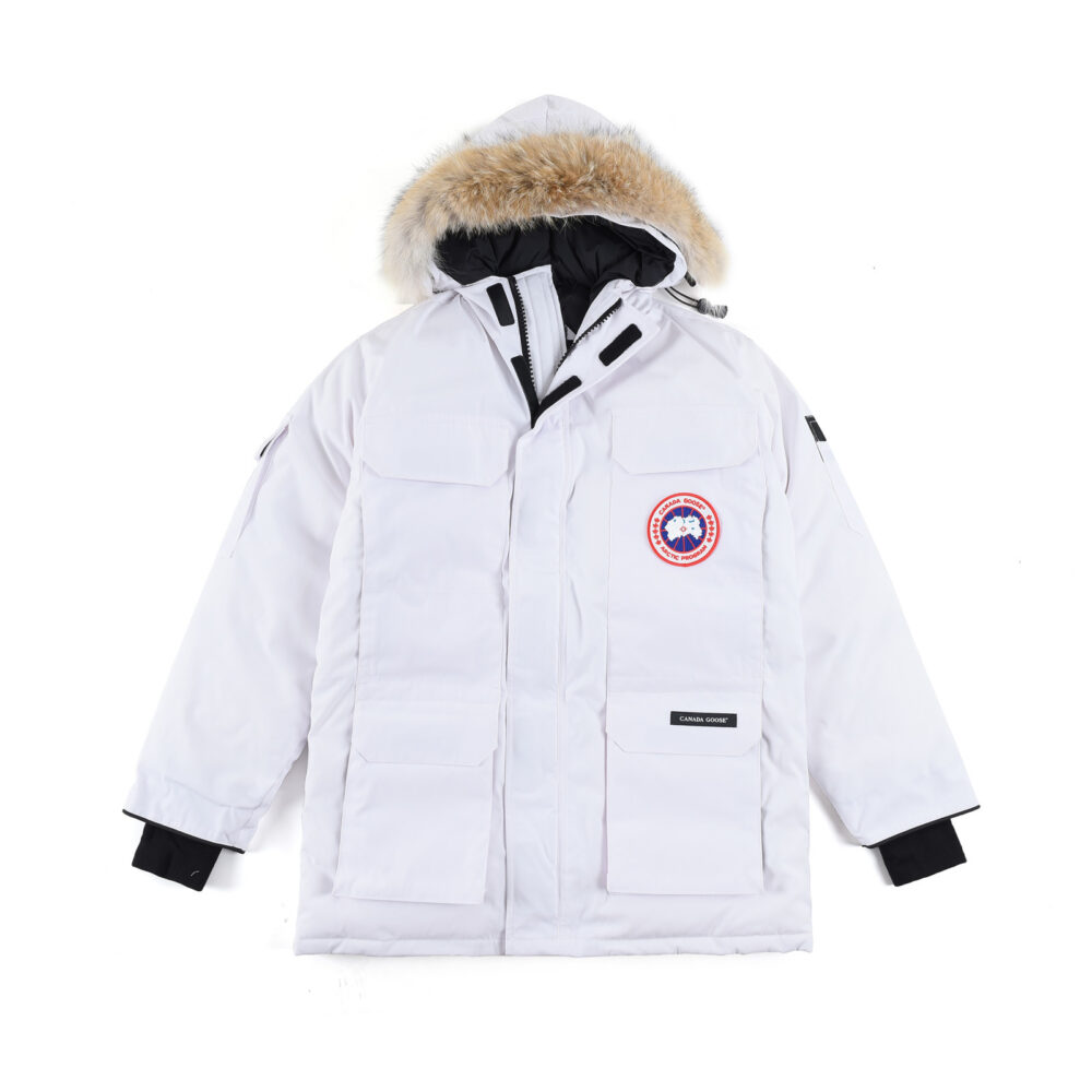 canada goose 加拿大鹅  08远征款 中长款羽绒服 全白