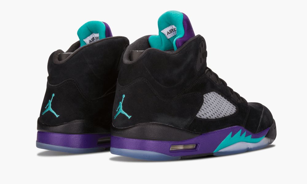 乔丹 Air Jordan 5复古 “Black Grape” AJ5 实战篮球鞋 136027 007