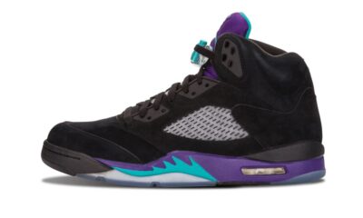 乔丹 Air Jordan 5复古 "Black Grape" AJ5 实战篮球鞋 136027 007