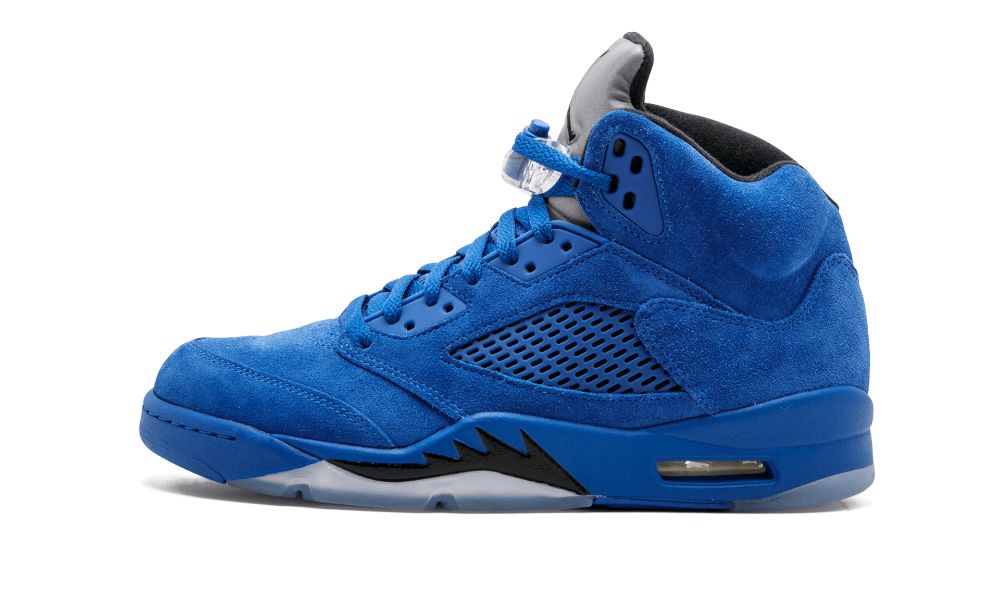 乔丹 Air Jordan 5 “Blue Suede” AJ5 蓝色麂皮 实战篮球鞋 136027 401