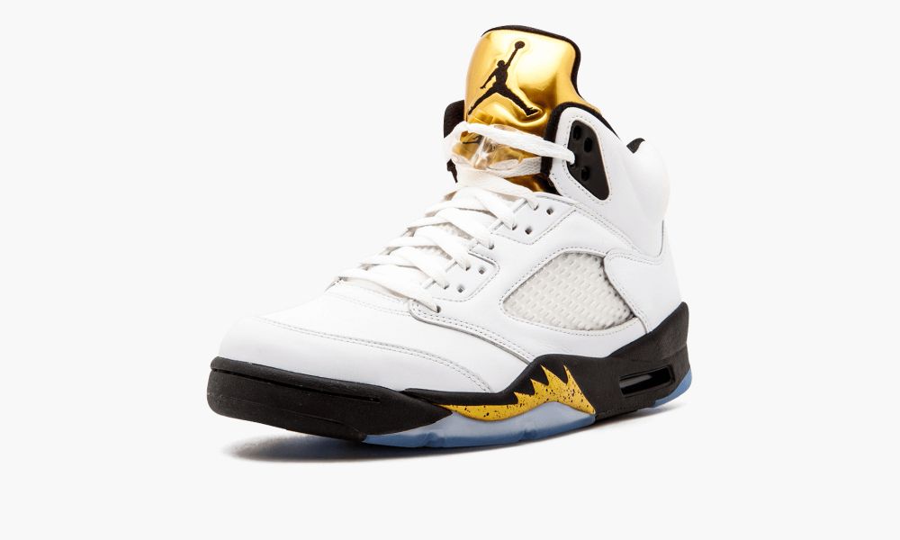 乔丹 Air Jordan 5复古 “Olympic Gold Medal” AJ5 实战篮球鞋 136027 133