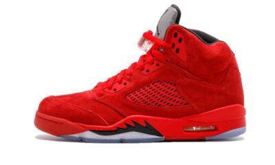 乔丹 Air Jordan 5 Retro Red Suede 愤怒公牛 大红麂皮 136027 602 "Red Suede" AJ5 实战篮球鞋