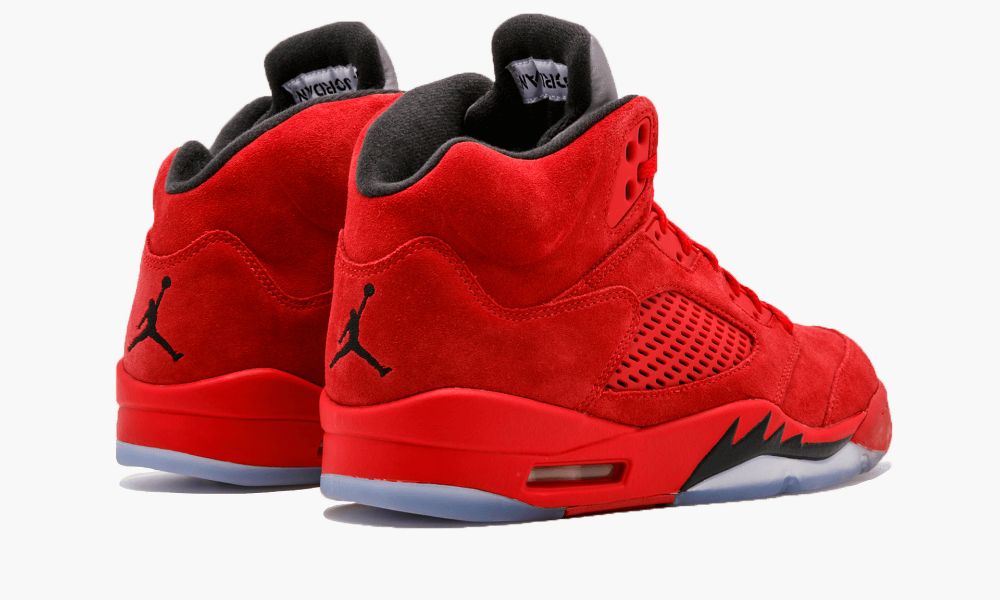 乔丹 Air Jordan 5 Retro Red Suede 愤怒公牛 大红麂皮 136027 602 “Red Suede” AJ5 实战篮球鞋