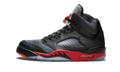 乔丹 Air Jordan 5复古黑红 “Satin Bred” AJ5 实战篮球鞋 136027 006