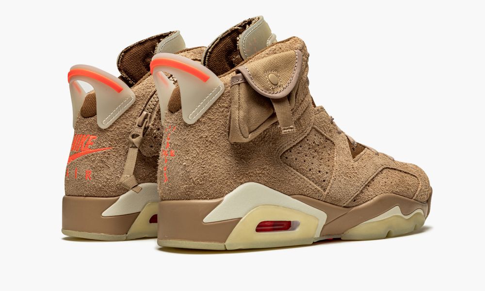 Air Jordan 6 Retro “Travis Scott – British Khaki” AJ6乔6实战篮球鞋 DH0690-200