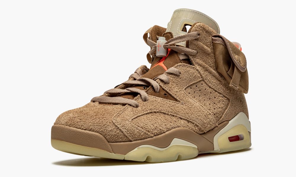 Air Jordan 6 Retro “Travis Scott – British Khaki” AJ6乔6实战篮球鞋 DH0690-200