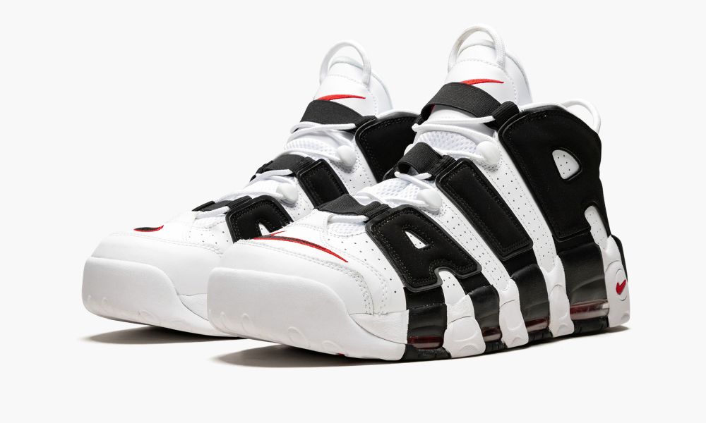 Nike Air More Uptempo 熊猫配色 皮蓬大AIR复古篮球鞋414962 105