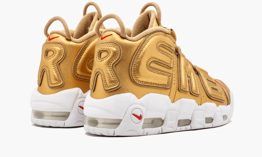 Nike Air More Uptempo supreme联名金色皮蓬大AIR 902290 700 “Supreme – Suptempo Gold”