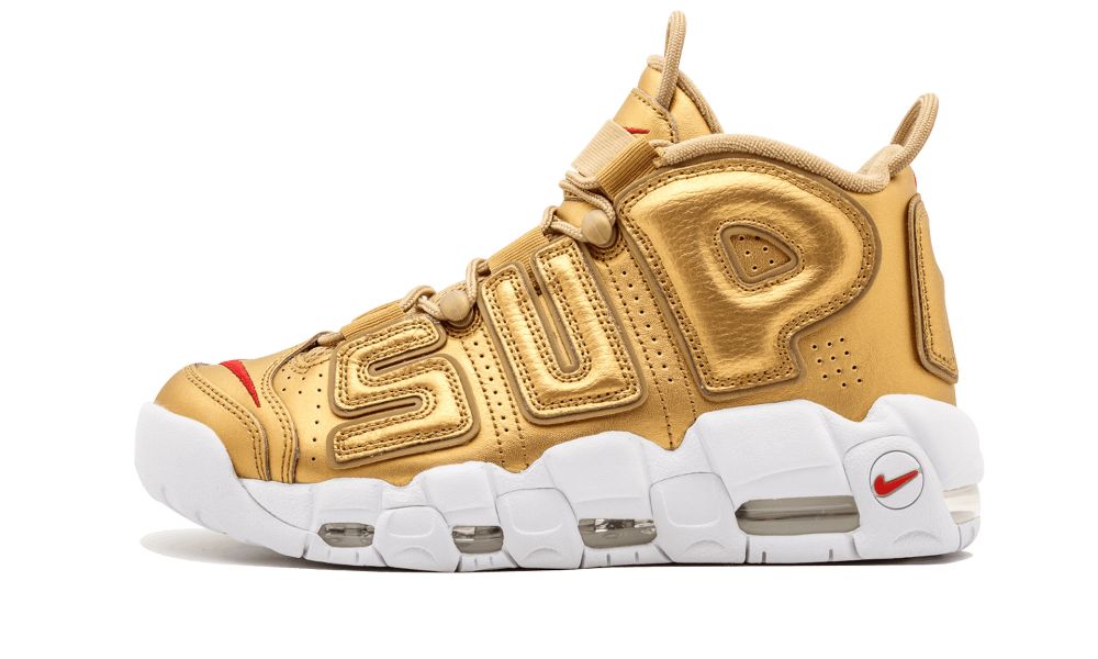 Nike Air More Uptempo supreme联名金色皮蓬大AIR 902290 700 “Supreme – Suptempo Gold”