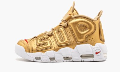 Nike Air More Uptempo supreme联名金色皮蓬大AIR 902290 700 “Supreme – Suptempo Gold”