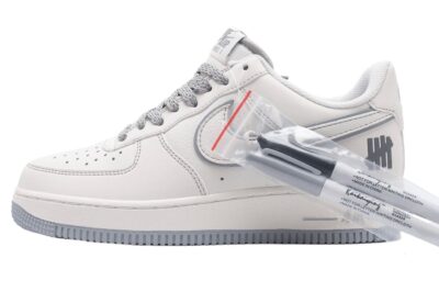 Nike x LOUIS VUITTON Air Force 1 Low LV联名款 牛皮 低帮 时尚板鞋 男女同款 黑银黄 1A9VCH